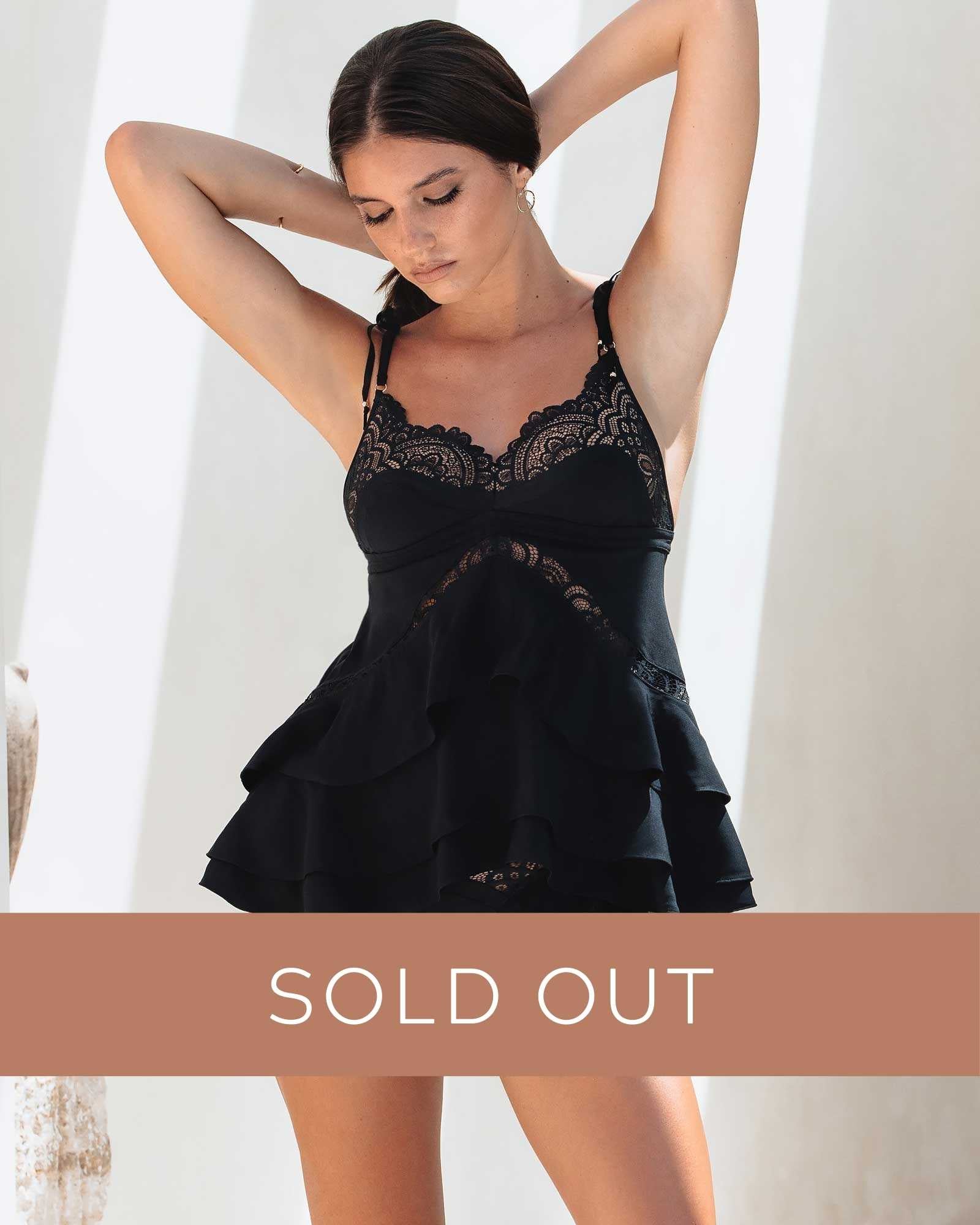 Head In The Clouds | Babydoll | Jet Black